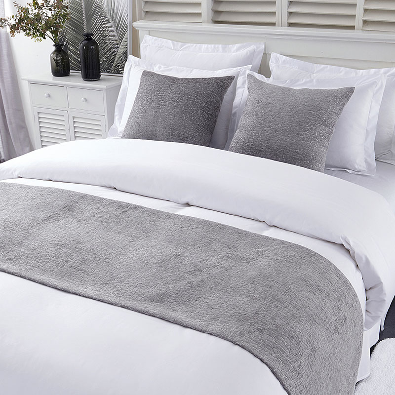 Runner per sciarpa da letto in jacquard per hotel