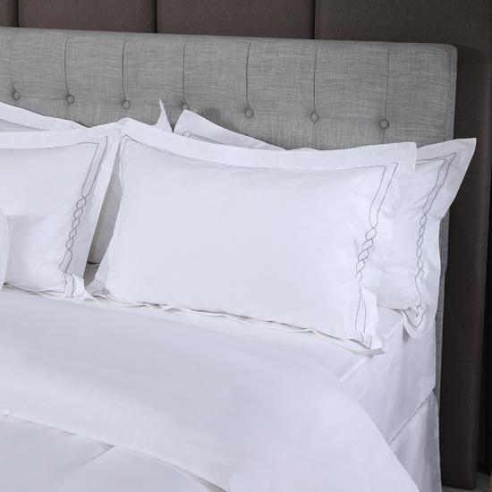 Set piumone personalizzato per biancheria da letto per hotel in cotone 100%.